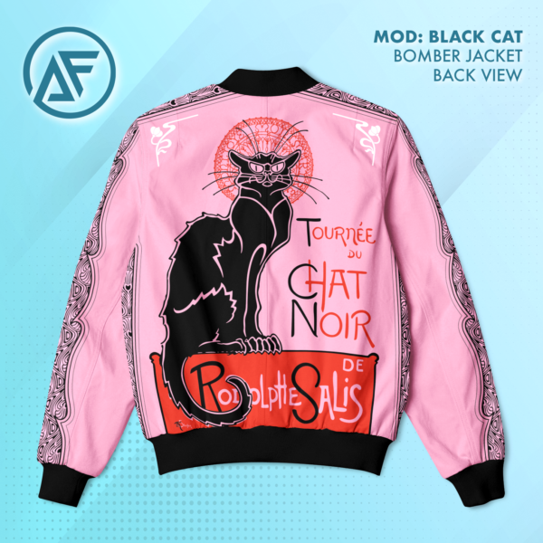 Bomber Jacket black Cat - Imagen 3